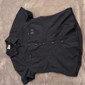 Harley Davidson short sleeve "button" down